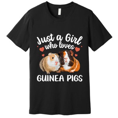 Guinea Pig Clothes Girls Kids Guinea Pig Lovers Premium T-Shirt