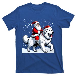 Great Pyrenees Christmas Santa Christmas Great Pyrenees Cute Gift T-Shirt