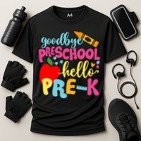 Goodbye Preschool Class of 2033 Graduate Hello Pre-K School Cooling Performance Crew T-Shirt