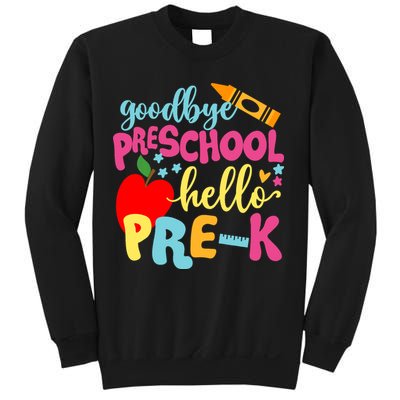 Goodbye Preschool Class of 2033 Graduate Hello Pre-K School Sweatshirt