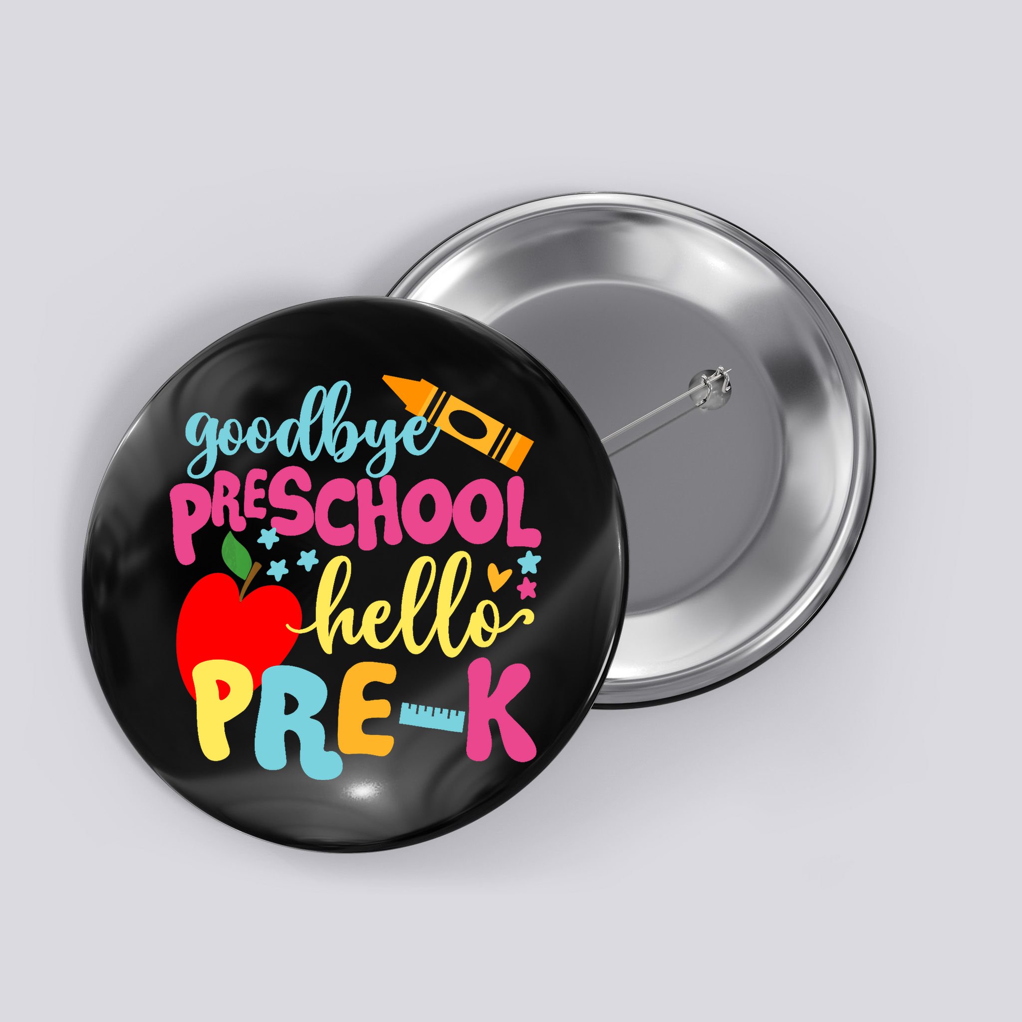 Goodbye Preschool Class of 2033 Graduate Hello Pre-K School Button