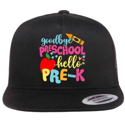 Goodbye Preschool Class of 2033 Graduate Hello Pre-K School Flatbill Hat