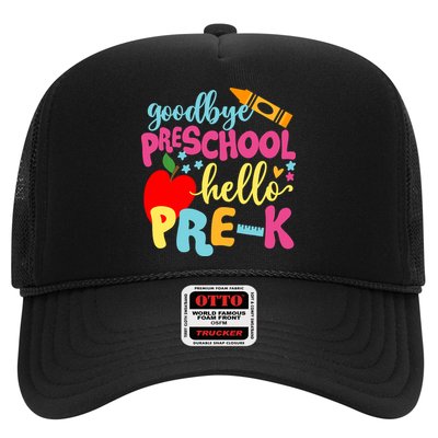 Goodbye Preschool Class of 2033 Graduate Hello Pre-K School Trucker Hat