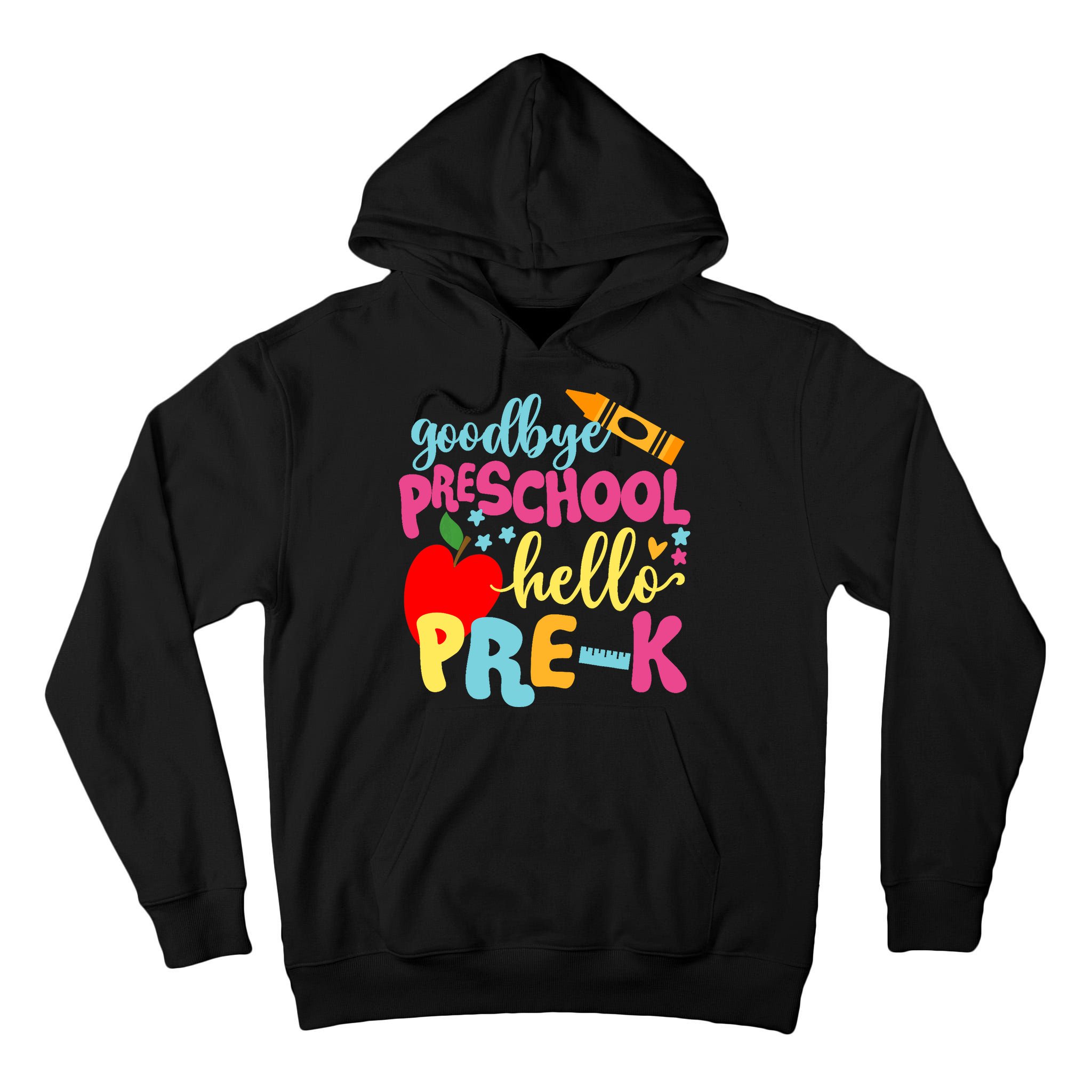 Goodbye Preschool Class of 2033 Graduate Hello Pre-K School Tall Hoodie