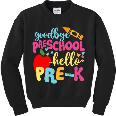 Goodbye Preschool Class of 2033 Graduate Hello Pre-K School Kids Sweatshirt