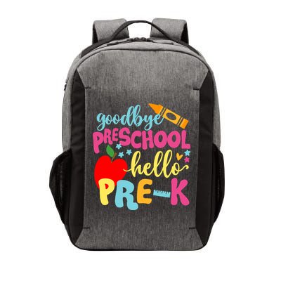 Goodbye Preschool Class of 2033 Graduate Hello Pre-K School Vector Backpack