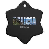 Galicia Prefecture City Galicia EspañA Ceramic Star Ornament