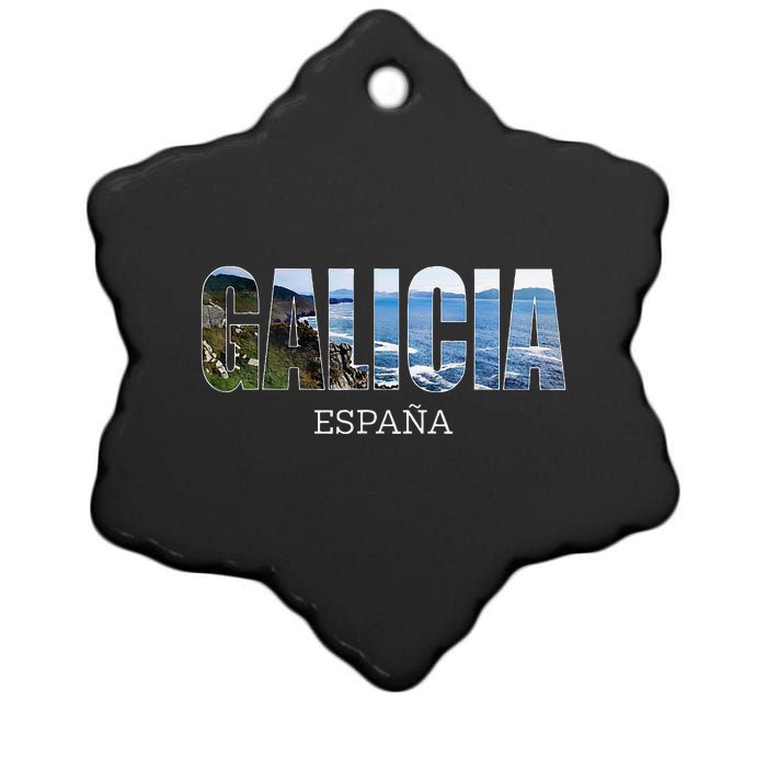 Galicia Prefecture City Galicia EspañA Ceramic Star Ornament