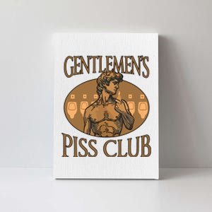 GentlemenS Piss Club Canvas