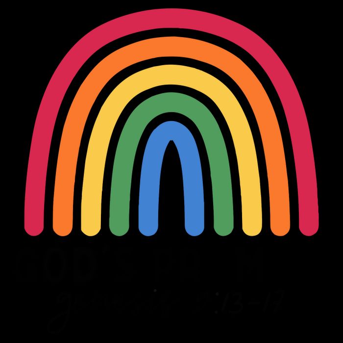 Gods Promise Christian Rainbow Backpack