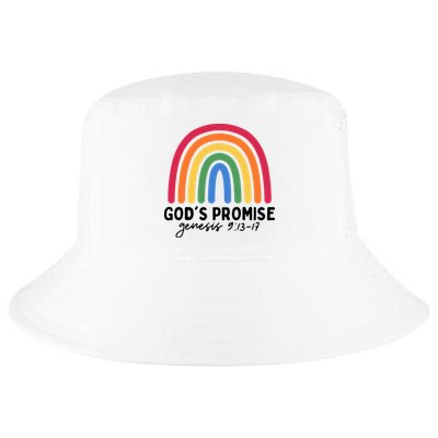 Gods Promise Christian Rainbow Cool Comfort Performance Bucket Hat