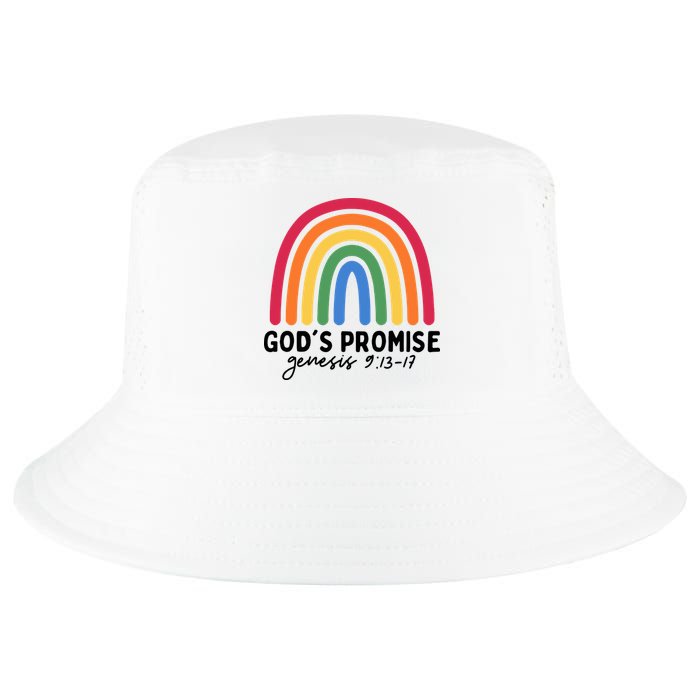 Gods Promise Christian Rainbow Cool Comfort Performance Bucket Hat