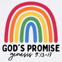Gods Promise Christian Rainbow Cool Comfort Performance Bucket Hat