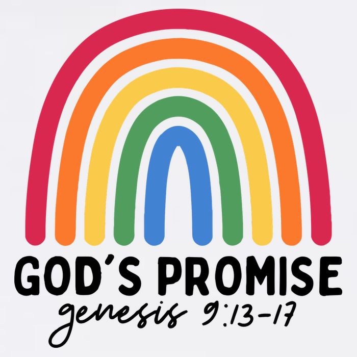 Gods Promise Christian Rainbow Cool Comfort Performance Bucket Hat