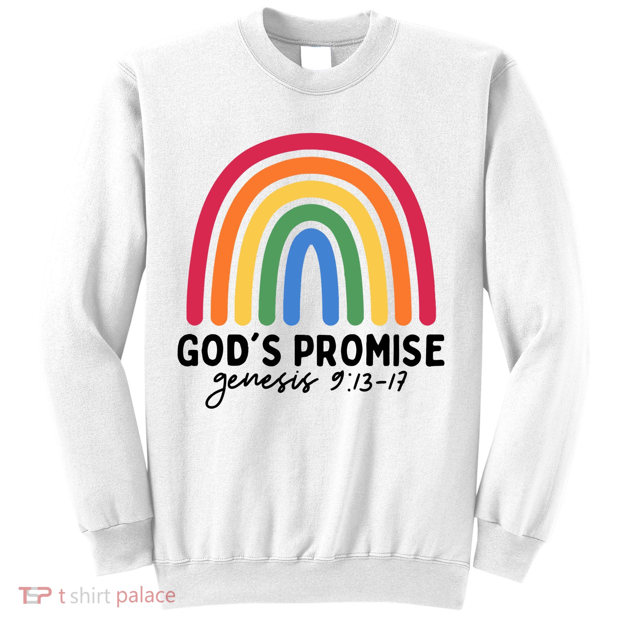 Gods Promise Christian Rainbow Sweatshirt