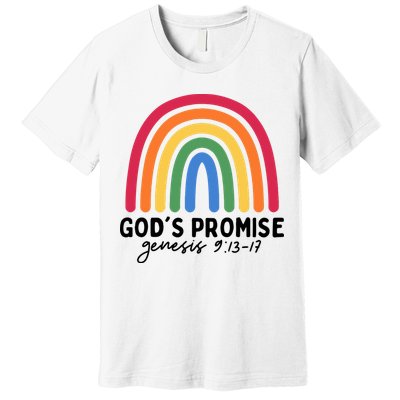 Gods Promise Christian Rainbow Premium T-Shirt