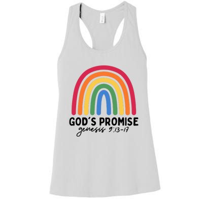 Gods Promise Christian Rainbow Women's Racerback Tank