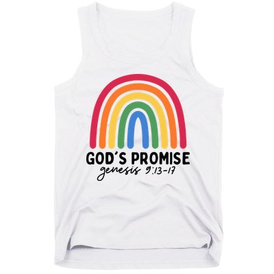 Gods Promise Christian Rainbow Tank Top