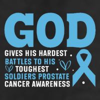 GOD Prostate Cancer Awareness 7 Panel Mesh Trucker Snapback Hat