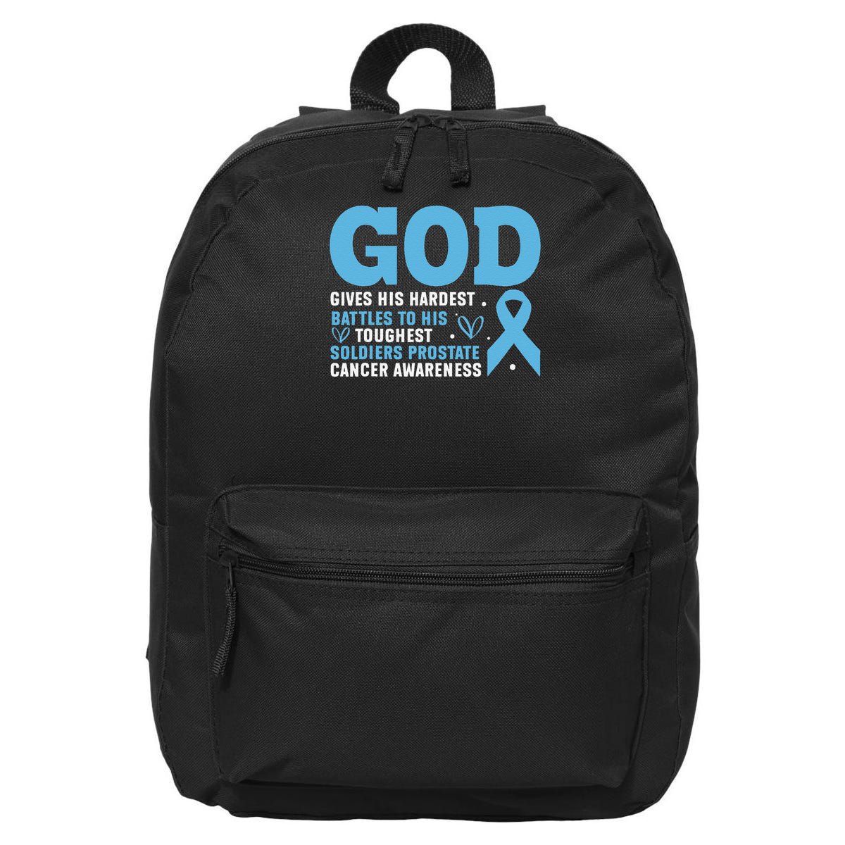 GOD Prostate Cancer Awareness 16 in Basic Backpack