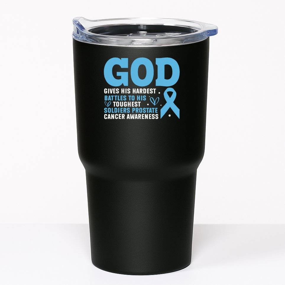 GOD Prostate Cancer Awareness Tumbler