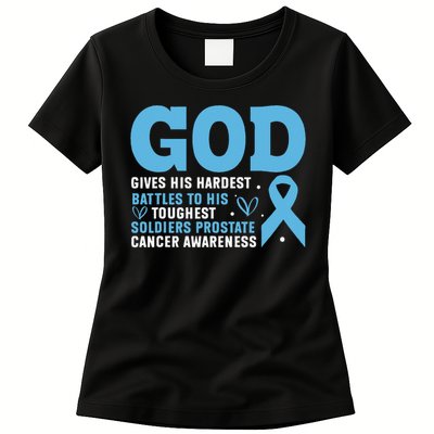 GOD Prostate Cancer Awareness Womens T-Shirt