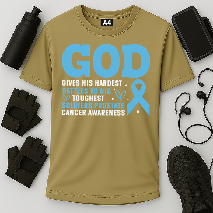 GOD Prostate Cancer Awareness Cooling Performance Crew T-Shirt