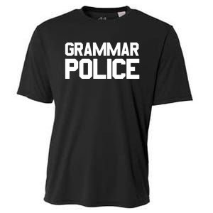 Grammar Police Costume Funny Halloween Grammar Police Cooling Performance Crew T-Shirt