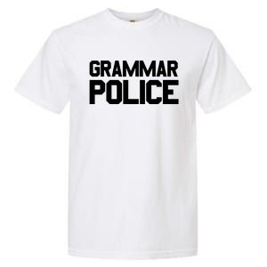 Grammar Police Costume Funny Halloween Grammar Police Garment-Dyed Heavyweight T-Shirt