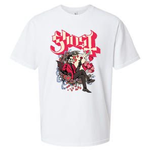 Ghost Papa Cupid ValentineS Day Sueded Cloud Jersey T-Shirt