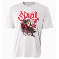 Ghost Papa Cupid ValentineS Day Cooling Performance Crew T-Shirt