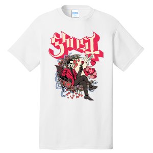 Ghost Papa Cupid ValentineS Day Tall T-Shirt