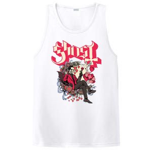 Ghost Papa Cupid ValentineS Day PosiCharge Competitor Tank