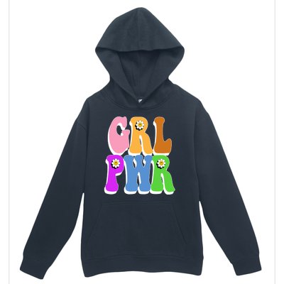 Girl Power Cute Sunflower Retro Colorful Urban Pullover Hoodie