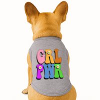 Girl Power Cute Sunflower Retro Colorful Doggie Tank