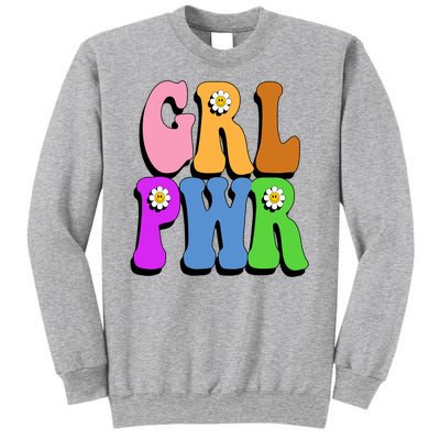 Girl Power Cute Sunflower Retro Colorful Sweatshirt