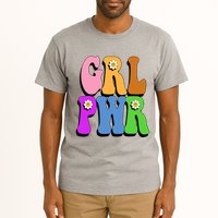 Girl Power Cute Sunflower Retro Colorful Tall T-Shirt