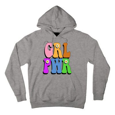 Girl Power Cute Sunflower Retro Colorful Tall Hoodie