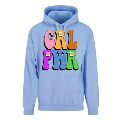 Girl Power Cute Sunflower Retro Colorful Unisex Surf Hoodie