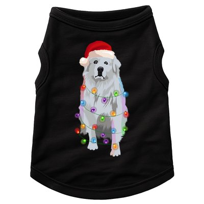 Great Pyrenees Christmas Lights Xmas Patou Pyrenean Gift Doggie Tank