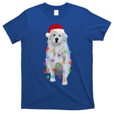 Great Pyrenees Christmas Lights Xmas Patou Pyrenean Gift T-Shirt