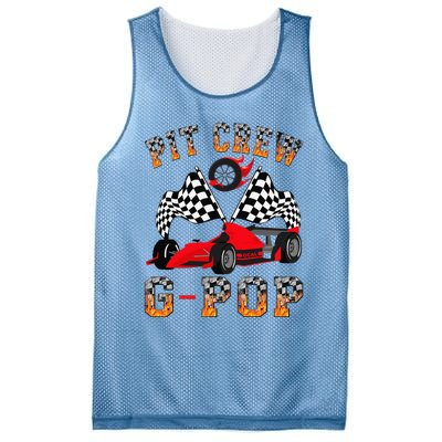 Gpop Pit Crew Fire Race Car Birthday Mesh Reversible Basketball Jersey Tank