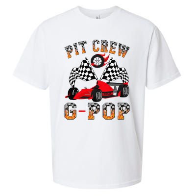 Gpop Pit Crew Fire Race Car Birthday Sueded Cloud Jersey T-Shirt