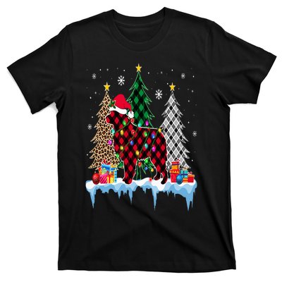 Great Pyrenees Dog Tree Christmas Lights Funny Xmas Pajama T-Shirt