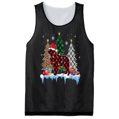 Great Pyrenees Dog Tree Christmas Lights Funny Xmas Pajama Mesh Reversible Basketball Jersey Tank