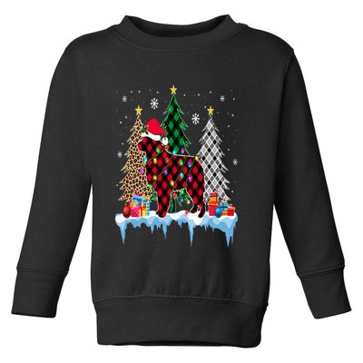 Great Pyrenees Dog Tree Christmas Lights Funny Xmas Pajama Toddler Sweatshirt