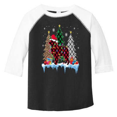Great Pyrenees Dog Tree Christmas Lights Funny Xmas Pajama Toddler Fine Jersey T-Shirt