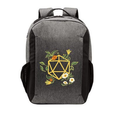Geeky Polyhedral D20 Dice Set Plant Nerdy Vector Backpack