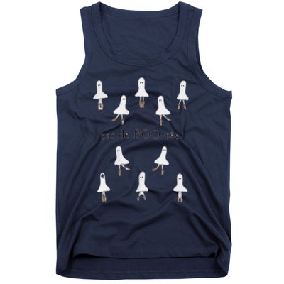 Ghost Pas De Boo RéE Ballet Dancer Spooky Halloween Tank Top