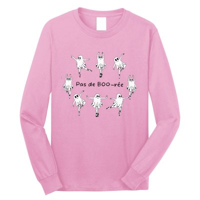 Ghost Pas De Boo RéE Ballet Dancer Spooky Halloween Long Sleeve Shirt